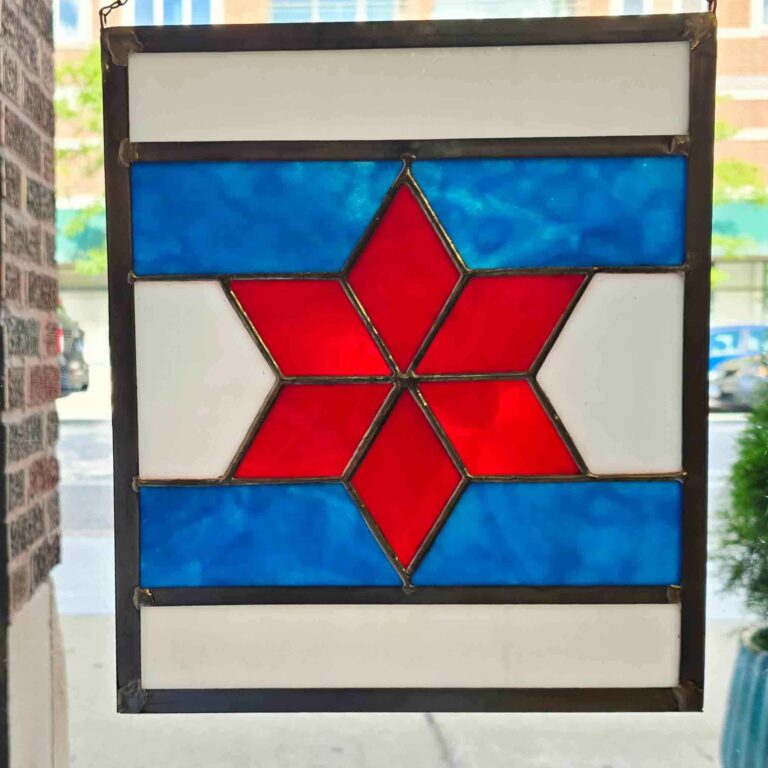 Baltic Art Studio Saturday Afternoon Chicago Flag Inspired (1)