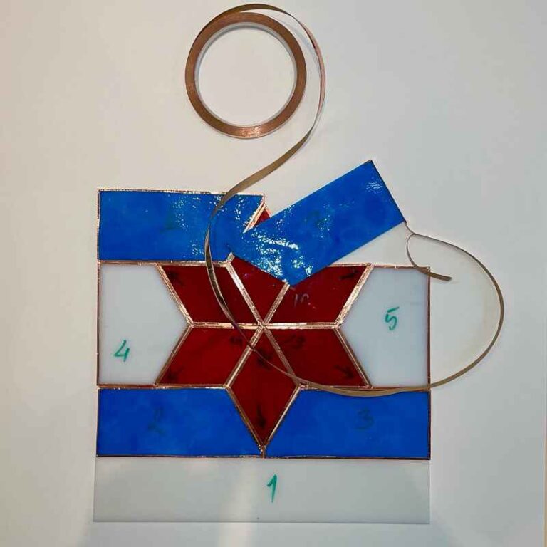 Baltic Art Studio Saturday Afternoon Chicago Flag Inspired (2)