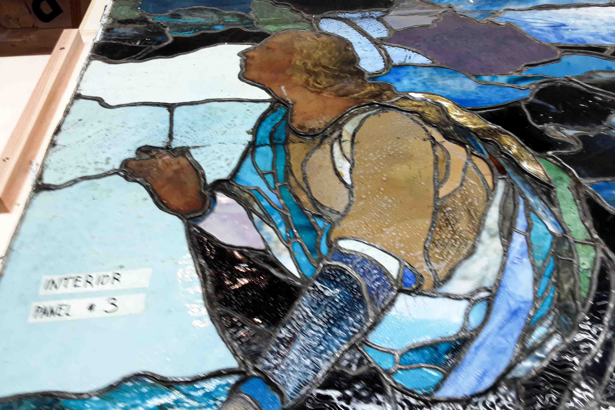 Historic reference image related to John La Farge stained glass techniques